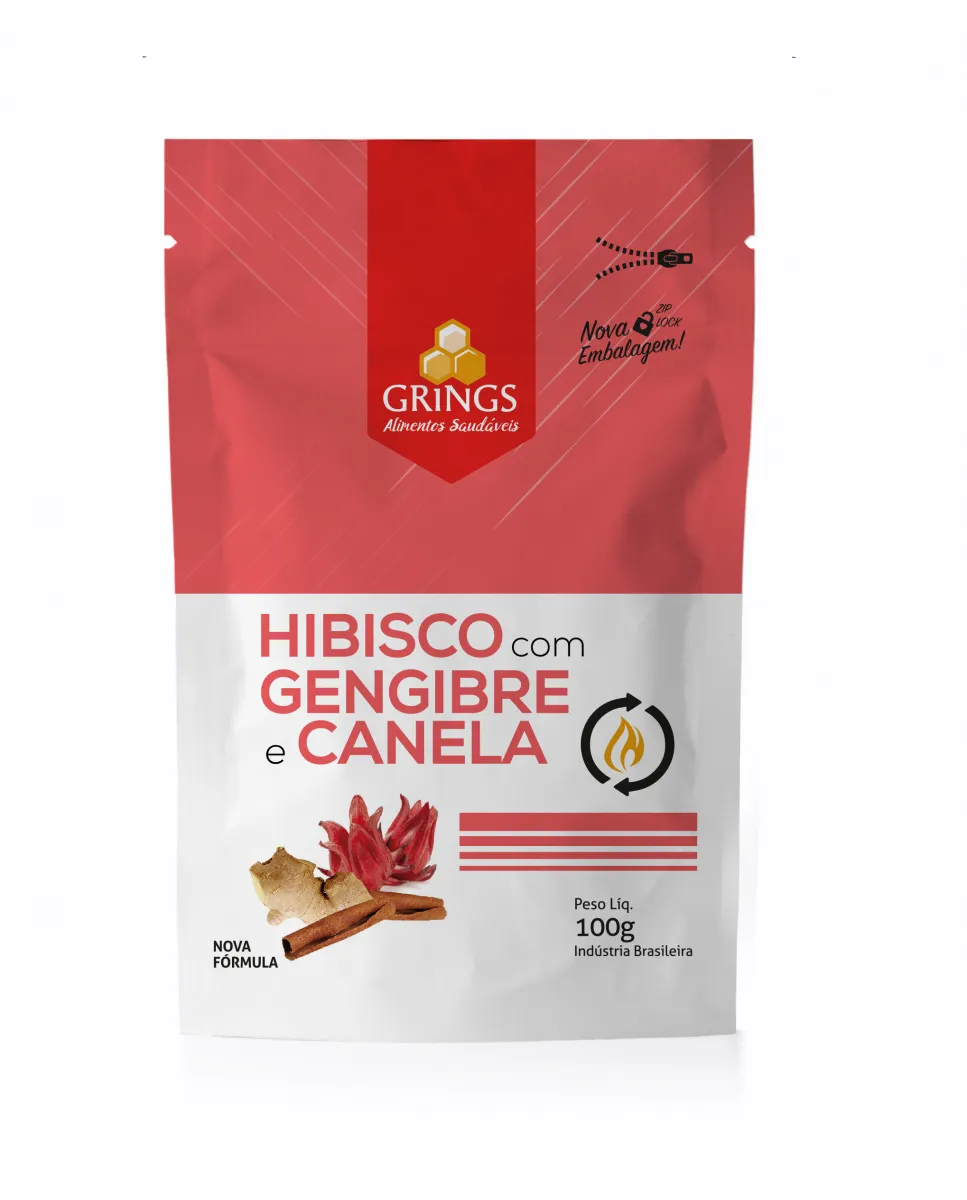 Imagem do produto Hibisco com Canela e Gengibre 100g