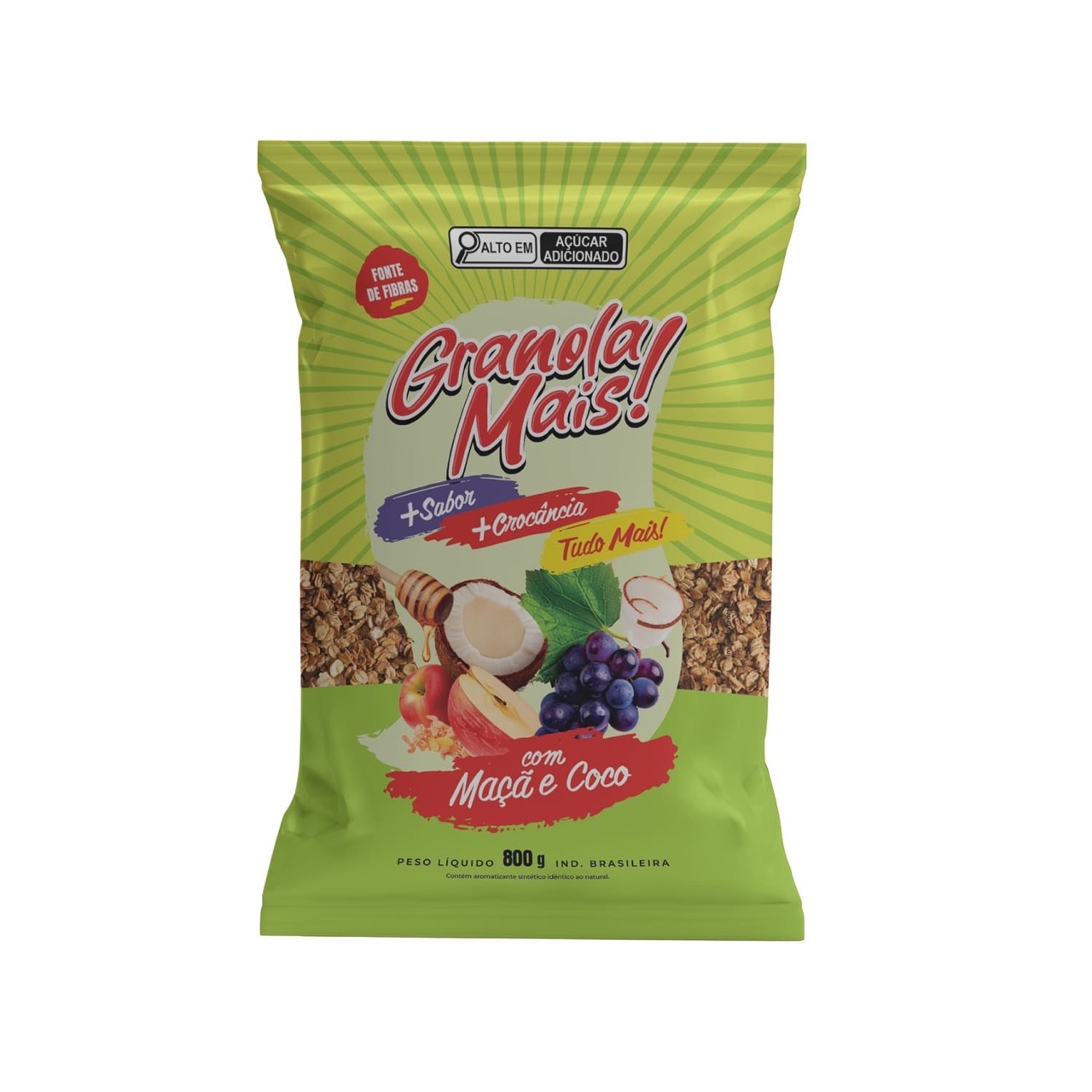Imagem do produto Granola Mais Maçã e Coco 800g