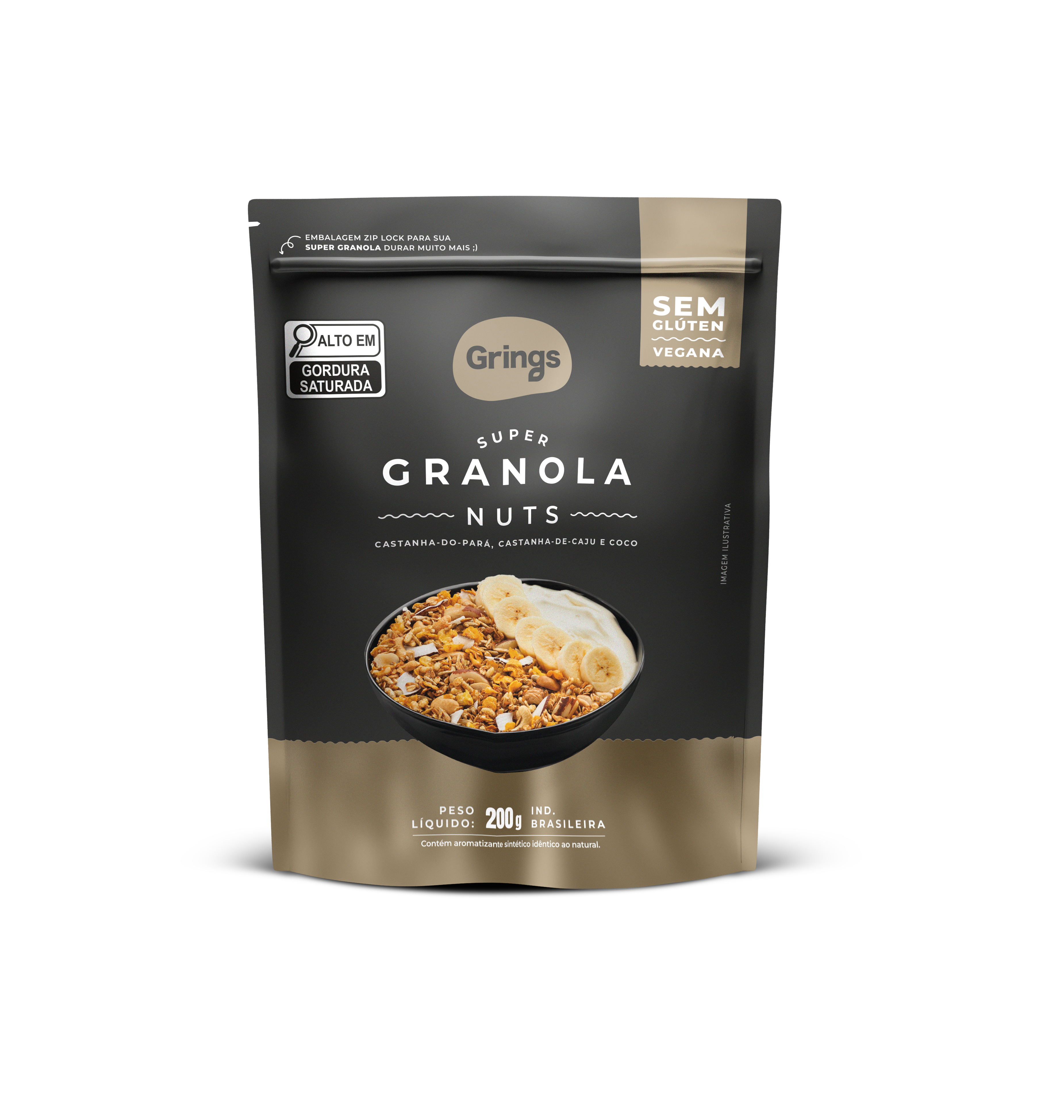 Imagem do produto Super Granola Nuts Sem Glúten 200 Gramas