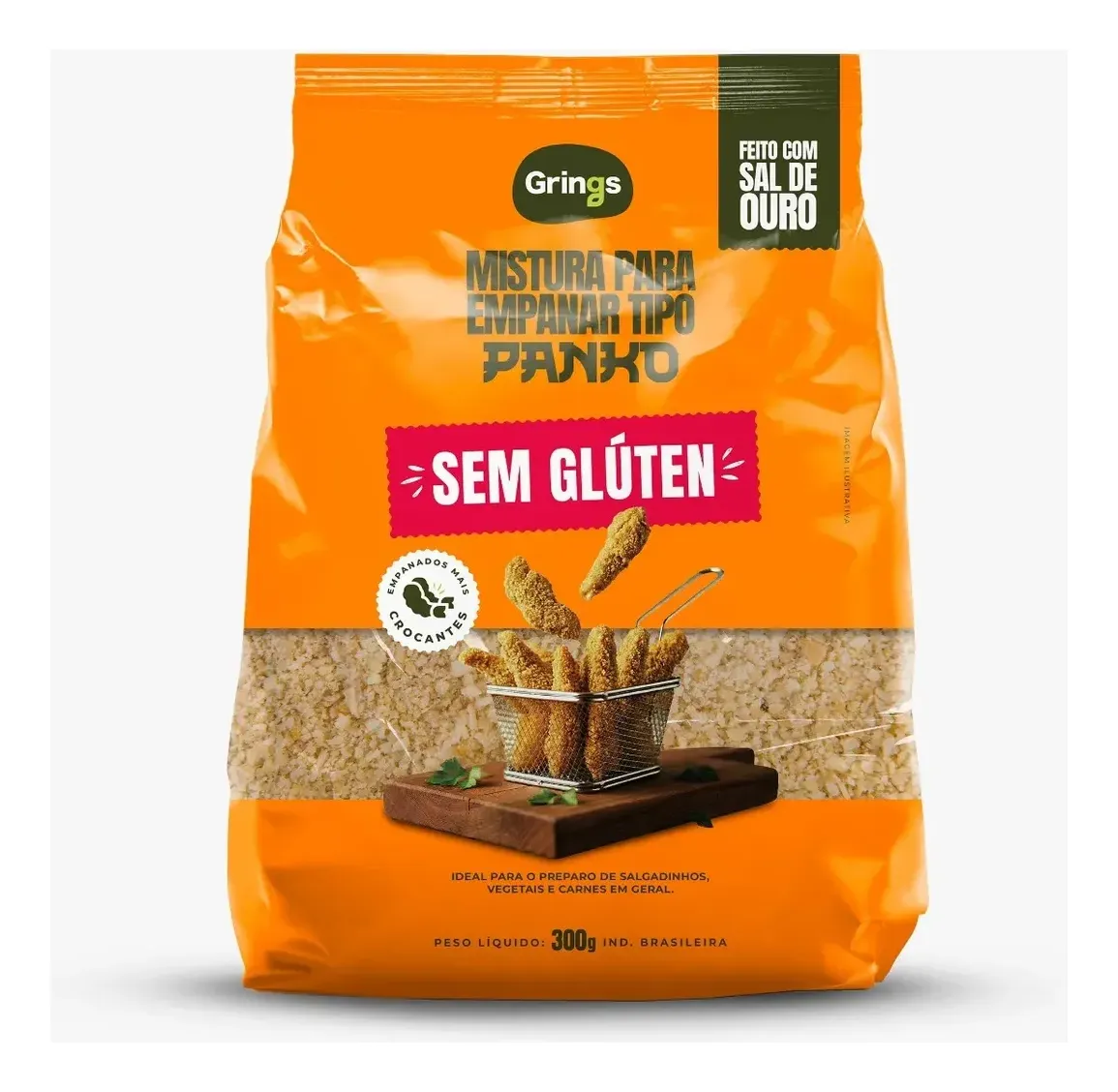 Imagem do produto Mistura Para Empanar Tipo Panko Sem Glúten 300g