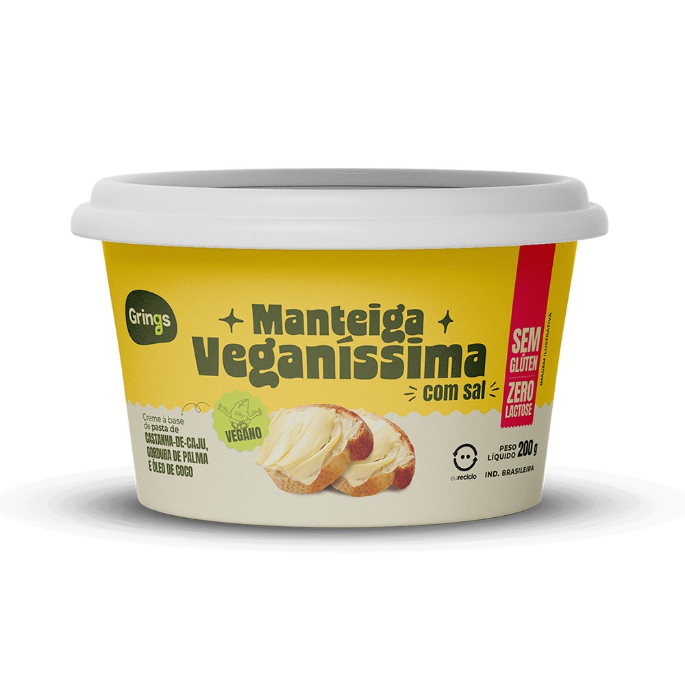 Imagem do produto Manteiga Vegana Sem Glúten 200 Gramas